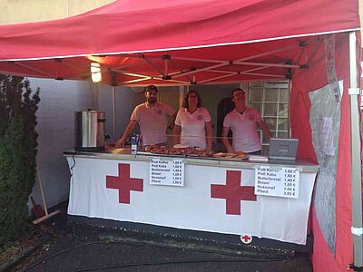 Das DRK Ilsfeld ist zurück beim Ilsfelder Holzmarkt