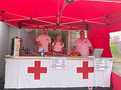 Das DRK Ilsfeld ist zurück beim Ilsfelder Holzmarkt